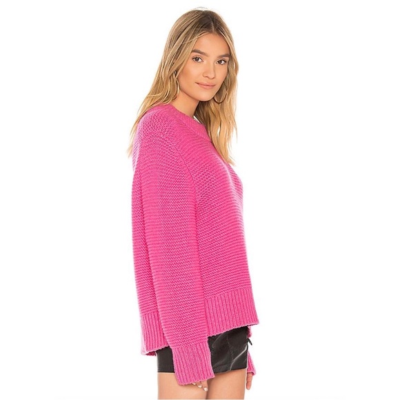 REVOLVE JOIE Adeen Sweater in Azalia Fuchsia Size XXS Knit Wool Cashmere Blend - Picture 2 of 14